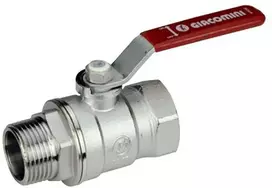 Rutulinis ventilis GIACOMINI, 1/2", vid/išor, ilga rankena