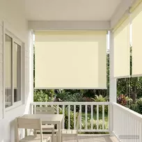 Lauko ritininė žaliuzė UV apsaugai Kreminė 80 x 230 cm