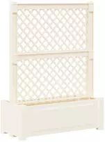 Didelis vazonas su treliu Balta 99,5 x 43 x 133,5 PP