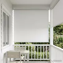 Lauko ritininė žaliuzė UV apsaugai Balta 120 x 230 cm