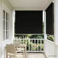 Lauko ritininė žaliuzė UV apsaugai Juoda 100 x 140 cm