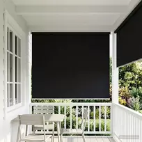 Lauko ritininė žaliuzė UV apsaugai Juoda 160 x 140 cm