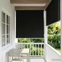 Lauko ritininė žaliuzė UV apsaugai Juoda 80 x 230 cm