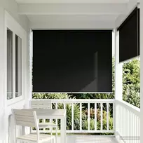 Lauko ritininė žaliuzė UV apsaugai Juoda 140 x 230 cm