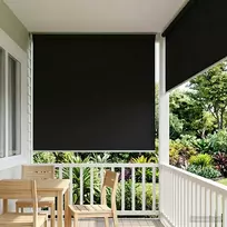 Lauko ritininė žaliuzė UV apsaugai Juoda 165 x 230 cm (W x H)