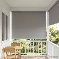 Lauko ritininė žaliuzė UV apsaugai Šviesiai pilka 160 x 140 cm