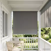 Lauko ritininė žaliuzė UV apsaugai Šviesiai pilka 80 x 230 cm