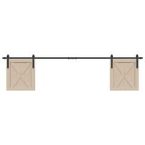 stumdomų spintelių durų komplektas 213 cm anglinis plienas