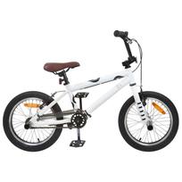BMX Dviratis 16 Colių 5-8 metų amžiaus Balta