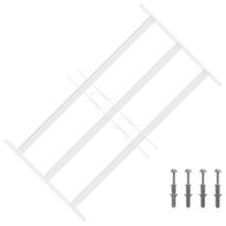 Langų saugos grotelės su 3 skersinėmis 3 pcs 43-74 cm