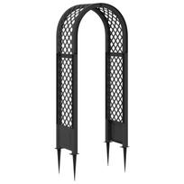 Rožių arka su spygliais Antracito 97 x 43 x 218 cm PP