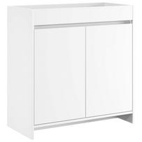 Vonios spintelė po kriaukle Balta 78,5 x 37,5 x 81 cm