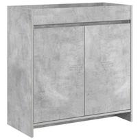 Vonios spintelė po kriaukle Betono pilka 78,5 x 37,5 x 81 cm