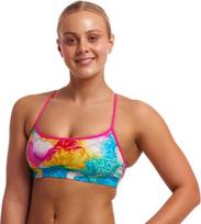 Funkita cloudy colours sports top l - uk36