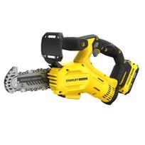 Motorinis pjūklas Stanley 18 V akumuliatorius 15 cm, 1 x 2,0 Ah baterija, įkroviklis SFMCPS415D1-QW