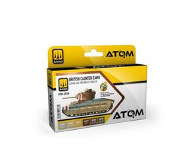 AMMO MIG - ATOM Akrilinių dažų rinkinys Caunter British Camo, 20768