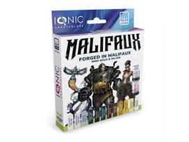 IONIC - Akrilinių dažų rinkinys Malifaux Forged in Malifaux NMM Gold and Silver, 0461