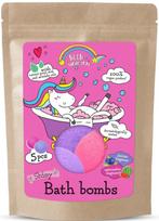 Kūno priežiūros rinkinys vaikams Little Unicorn Bath Balls