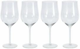Vyno taurių komplektas Excellent Houseware CC7001540, stiklas, 0.6 l, 4 vnt.
