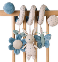 SARO pakabinamas žaislas COTTON BUNNIES, Dusty blue, 22341