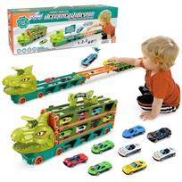 Žaislinis sunkvežimis, dinozaurų bėgis, 2,1 m, automobiliams WOOPIE