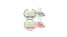 Čiulptukas Philips Avent Ultra Air Nighttime SCF376/29, 6-18 mėn., 2 vnt.