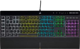 Corsair K55 RGB PRO keyboard Gaming USB QWERTZ German Black