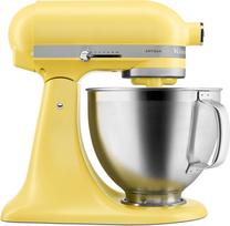 Kitchenaid 5KSM195PSEBT mixer Stand mixer 300 W Stainless steel, Yellow