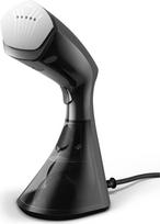 Philips 8000 Series Handheld Steamer with brush GC800/80 1600W, 230ml water tank, heated plate,  2-in-1 vertical and horizontal steaming function, Anti Calc Technology, Black and Silver/Damaged package / GC800/80?/PACKAGE