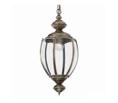 Ideal Lux - Liustra su grandine NORMA 1xE27/60W/230V skersmuo 25 cm bronzinė