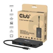Club3D Club 3D 9-1 USB-C Dual HDMI™ 100W Hub