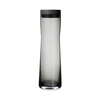 Juodos spalvos stiklinė stiklinė gertuvė "Blomus Splash", 1 l
