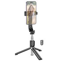 Hoco K20 Black Selfie Stick Tripod with Wireless Remote Control