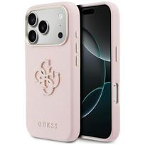 GUESS dėklas IPHONE 17 Pro GUHCP17L5PS4RGGP (PU FW dervos logotipas) rožinis