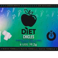 WUG GUM WUG DIET - SUGAR-FREE FUNCTIONAL MINT GUM BLISTER 8 PCS