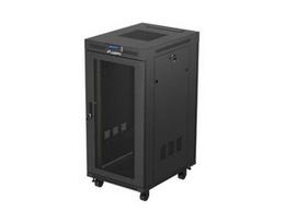 LANBERG Rack Cabinet 19inch Free-Standing 24U/600X800 FLAT PACK With Mesh Door LCD black V2