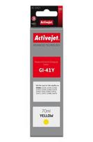Activejet AC-G41Y rašalo butelis Canon spausdintuvams, pakaitalas Canon GI-41Y 4545C001; Supreme; 70 ml; geltonas