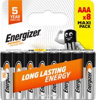Energizer battery Primary Alkaline AAA DHP8