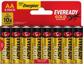 Energizer battery Eveready Gold AA DHP8