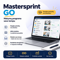 MasterSprint GO - 30 praktinių vaizdo pamokų programa