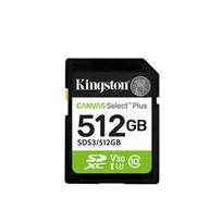 Kingston  Canvas Select Plus | 512GB | SD | Flash memory class Class 10, UHS-I, U1/U3, Video Class 10/30 | SDS3/512GB | 740617348347