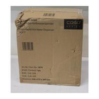 Caso SALE OUT.  Turbo Hot Water Dispenser | Hot 7 | Water Dispenser | 2200-2600 W | 2.7 L | Plastic/Stainless Steel | Black/Stainless Steel | DAMAGED PACKAGING, BROKEN INER PACKAGING, DAMAGED GLASS CONTAINER | 01875SO | 2000001391471