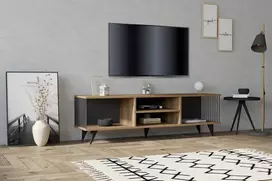 TV stovas, Hanah Home, Riešutas, 160 x 48,6 x 40, cm
