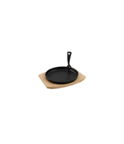 Barbecook | Cast Iron Grill Pan with Bamboo Trivet (per 2 pcs) | BC-ACC-7420