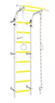 Sporto kompleksas (gimnastikos sienelė) SANRO TOPLINE balta-geltona, 225x49cm