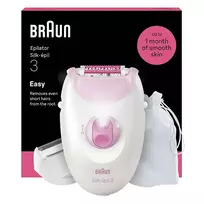 Braun - Silk-épil 3 3-033 Pink Corded Epilator