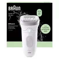Braun – epiliatorius „Silk-épil 7 Wet & Dry 7-000“ sidabrinis