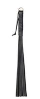 Rimbas Kiotos Leather Handy Whip, juodas
