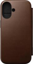 Nomad Nomad Modern Leather Folio, brown - iPhone 16 | NM01683285 | 856500016832