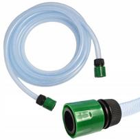 Siurbimo Žarna 10 m 1/2 – Skaidrus PVC, Slėgis 21 bar, 2 Greito Jungimo Komplektas